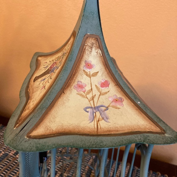 Green Metal Caged Clock - Picture 9 of 13